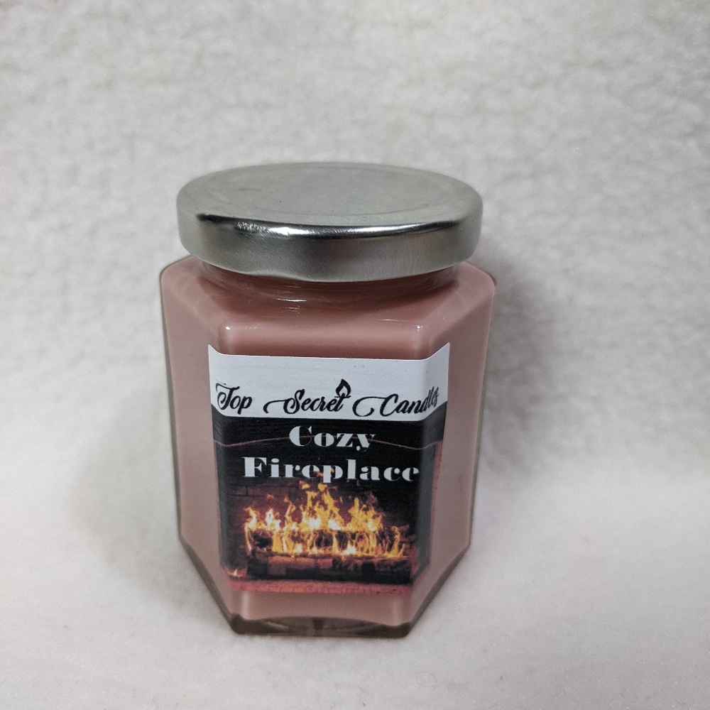 Cozy Campfire hand-poured wood wick candle